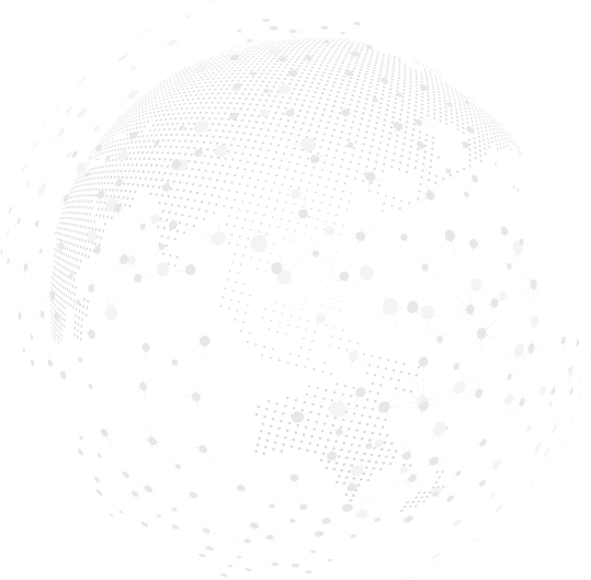 Abstract digital globe network decoration